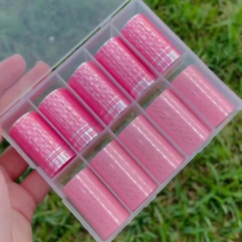 Pillangó rózsaszín macska körömdíszítő fóliák holografikus luxustervező márka logó transzfer matricák borítások tippek manikűr dekoráció