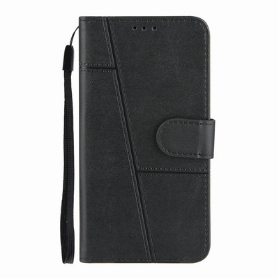 Прост калъф за Motorola Moto G100 G50 G40 G60 G60S G10 G30 G Pure E20 E30 E40 Edge 20 Pro Wallet Card Slot Leather Cover D09F