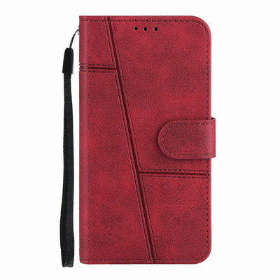 Прост калъф за Motorola Moto G100 G50 G40 G60 G60S G10 G30 G Pure E20 E30 E40 Edge 20 Pro Wallet Card Slot Leather Cover D09F