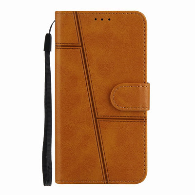 Прост калъф за Motorola Moto G100 G50 G40 G60 G60S G10 G30 G Pure E20 E30 E40 Edge 20 Pro Wallet Card Slot Leather Cover D09F