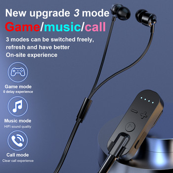 Bluetooth 5.1 Ακουστικό ANC+ENC Ακύρωση θορύβου Παιχνίδι/Μουσική/Κλήση Χαμηλή καθυστέρηση Ασύρματων ακουστικών HiFi Αποσπώμενο καλώδιο ήχου