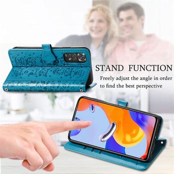 Cat Dog Сладък калъф за телефон Motorola Moto E7 G9 Play G8 Power Lite G6 Plus G60 G10 G20 G30 G50 5G E20 Wallet Protect Cover D05F