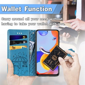 Cat Dog Сладък калъф за телефон Motorola Moto E7 G9 Play G8 Power Lite G6 Plus G60 G10 G20 G30 G50 5G E20 Wallet Protect Cover D05F