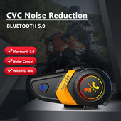 Motocikla ķivere Bluetooth austiņas 1200 mAh brīvroku zvanu stereo bezvadu austiņas pret iestrēgšanu ūdensnecaurlaidīgas austiņas MP3 atskaņotāji