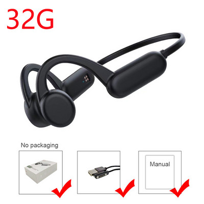 Căști cu conducție osoasă Bluetooth 5.3 Sport înot IPX8 Căști fără fir impermeabile cu memorie 32G Player MP3 Headse HIFI