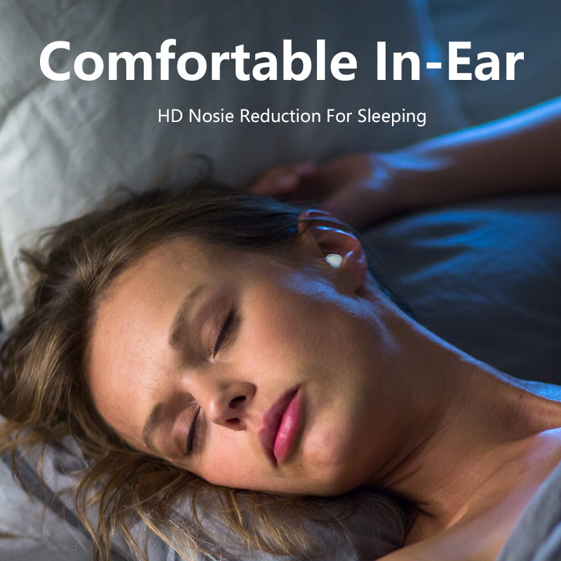 Mini Invisible Bluetooth Earphone TWS ASMR Sleep Wireless Headphones Ακουστικά ακύρωσης θορύβου με μικρόφωνο Painless Wear Earbuds