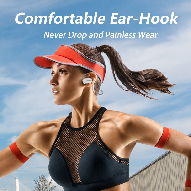 Γνήσια VAORLO Air Conduction Ακουστικά Bluetooth 5.2 ENC Ασύρματο ακουστικό ακύρωσης θορύβου με HD Dual Mic Sports Headset