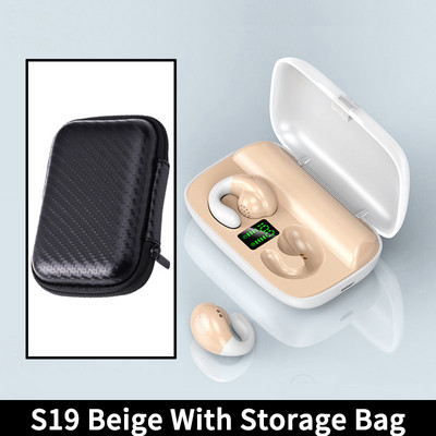 Ear Clip Air Conductive Earphone 5.2 Bluetooth Digital Display Ασύρματο ακουστικό αφής Αθλητικά ακουστικά ακύρωσης θορύβου για Xiaomi