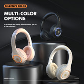 Νέο Bluetooth 5.1 Gaming Ακουστικά HIFI Stereo Bass Wireless Headphones TF Card with Mic Sports Headset for PS4 PC Laptop Phone