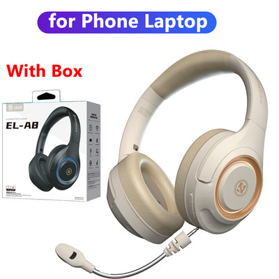 Νέο Bluetooth 5.1 Gaming Ακουστικά HIFI Stereo Bass Wireless Headphones TF Card with Mic Sports Headset for PS4 PC Laptop Phone