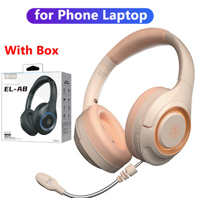 Νέο Bluetooth 5.1 Gaming Ακουστικά HIFI Stereo Bass Wireless Headphones TF Card with Mic Sports Headset for PS4 PC Laptop Phone