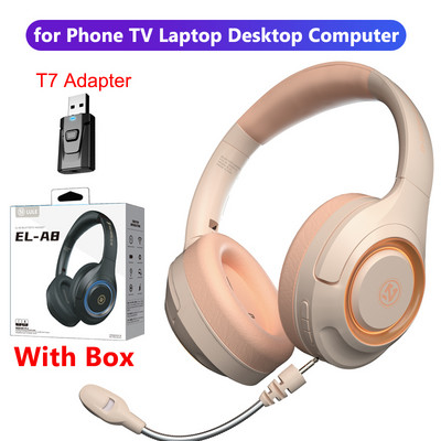 Νέο Bluetooth 5.1 Gaming Ακουστικά HIFI Stereo Bass Wireless Headphones TF Card with Mic Sports Headset for PS4 PC Laptop Phone