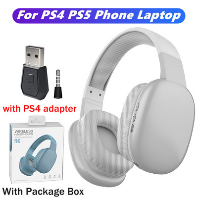 Νέο Bluetooth 5.1 Gaming Ακουστικά HIFI Stereo Bass Wireless Headphones TF Card with Mic Sports Headset for PS4 PC Laptop Phone