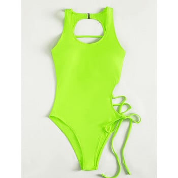 Riseado Lace Up One Piece Μαγιό Γυναικεία μαγιό 2023 Monokini Μαγιό για γυναίκες Μαγιό Sky Blue Μπανιέρα παραλίας