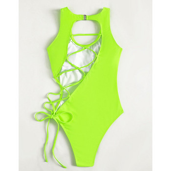 Riseado Lace Up One Piece Μαγιό Γυναικεία μαγιό 2023 Monokini Μαγιό για γυναίκες Μαγιό Sky Blue Μπανιέρα παραλίας