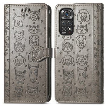 Θήκη τηλεφώνου πολυτελείας Cat Dog για Sony Xperia 1 5 II L4 10 III 1ii 5ii 5iii 1iii 10iii Υποδοχές κάρτας πορτοφολιού Προστατευτικό κάλυμμα D05F