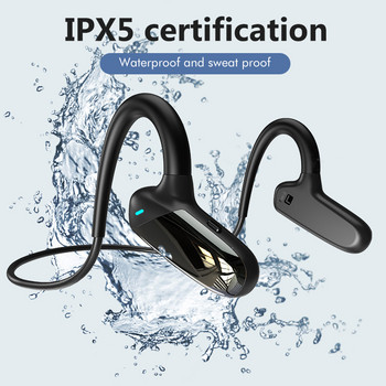 Ακουστικά Bone Conduction Ακουστικά Bluetooth 5.0 Wireless Sport Waterprrrof Ανώδυνα ακουστικά με άγκιστρο αυτιού Στερεοφωνικά τηλέφωνα αυτιών με μικρόφωνο