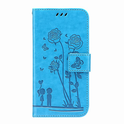 Husa de telefon Man Lady Rose Cuplu pentru Nokia G21 G11 G20 G10 Flower Butterfly Copii Portofel Flip Holster Slot pentru card Protect Cover D29F