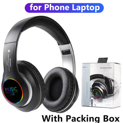 HIFI Stereo slúchadlá Bluetooth slúchadlá Hudobné slúchadlá FM a podpora SD karty s mikrofónom Skladacie pre smartfón PS4