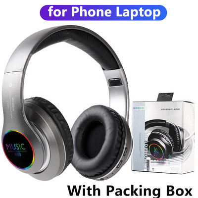 HIFI Stereo slúchadlá Bluetooth slúchadlá Hudobné slúchadlá FM a podpora SD karty s mikrofónom Skladacie pre smartfón PS4