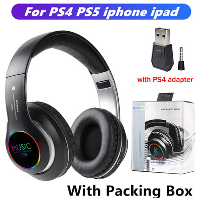 HIFI Stereo slúchadlá Bluetooth slúchadlá Hudobné slúchadlá FM a podpora SD karty s mikrofónom Skladacie pre smartfón PS4