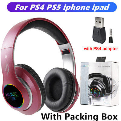 HIFI Stereo slúchadlá Bluetooth slúchadlá Hudobné slúchadlá FM a podpora SD karty s mikrofónom Skladacie pre smartfón PS4