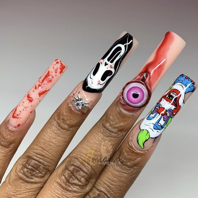 30db 3D Blue Evil Eye Design Körömvarázs Vegyes Szem Dekorációk Drágakövek Csillogó Akril DIY Nail Art Kiegészítők
