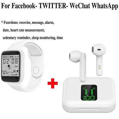 TWS Bluetooth 5.0 Ακουστικά HiFi Stereo Music Ασύρματα ακουστικά αφής με οθόνη LED Power Mic Hands Free Mini Sports Earbuds