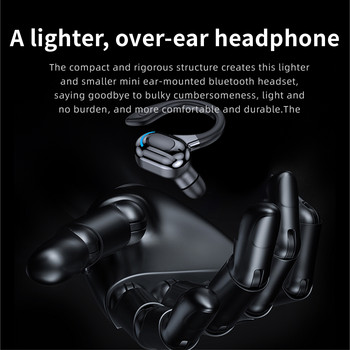 Earhook Sports ακουστικό Bluetooth 5.0 Stereo Music Ασύρματα ακουστικά TWS Earbuds με μικρόφωνο αδιάβροχο ακουστικό ακύρωσης θορύβου