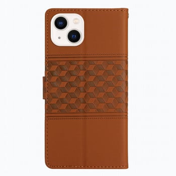 Луксозен калъф за телефон Motorola Moto E7 Plus One Action P40 G7 Power G40 Funsion E20 G10 G31 G9 Card Slot Wallet Grid Cover D17D