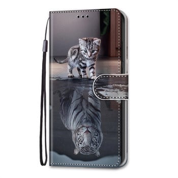 Χαριτωμένη θήκη για LG G9 Velvet Girl Wallet Card Pocket Protect Cover D08F