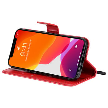 Кожен калъф за телефон Motorola Moto E20 E30 E40 E7 Plus G9 G10 G30 G50 G60 Edge 20 Lite Pro SG Power Play Wallet Cover D06F