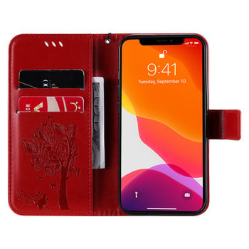 Кожен калъф за телефон Motorola Moto E20 E30 E40 E7 Plus G9 G10 G30 G50 G60 Edge 20 Lite Pro SG Power Play Wallet Cover D06F