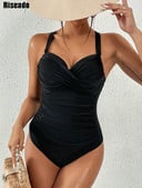 Riseado One Piece Swimsuits Woman 2023 Twisted Swimwear Μαγιό για γυναίκες Μαγιό Cross Back Beach Φορέστε Μαγιό Νέο
