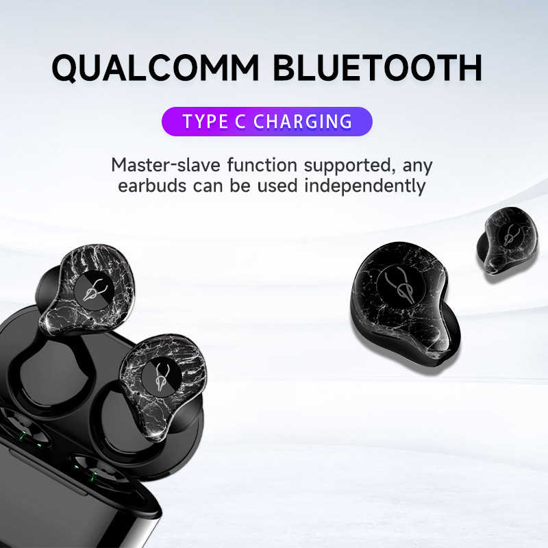 Sabbat E12 Ultra Aptx TWS Ασύρματο ακουστικό Bluetooth Συμβατό 5.2 Ακουστικά Αδιάβροχα Ακουστικά Αθλητικά HiFi Stereo Earbuds