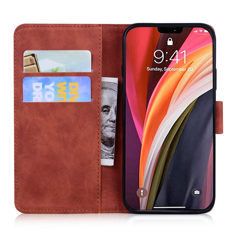 Husă din piele cu slot pentru card pentru LG Stylo 7 5 K50 Q60 K40S K41S K51S K61 K52 K62 Q52 catifea G9 K42 Husă protectie portofel D26F