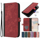 Luksuzna kožna zaštitna torbica za telefon za Motorola Moto E20 E22 E30 E40 Edge 30 Fusion S30 Pro G32 G62 Poklopac novčanika za utor za karticu D16E