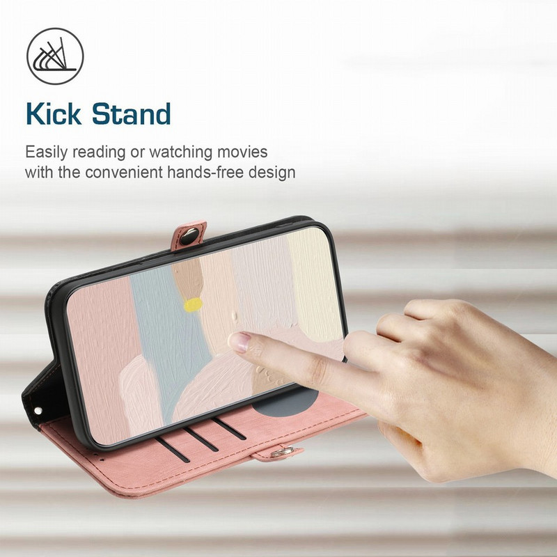 Luksuzna kožna zaštitna torbica za telefon za Motorola Moto E20 E22 E30 E40 Edge 30 Fusion S30 Pro G32 G62 Poklopac novčanika za utor za karticu D16E