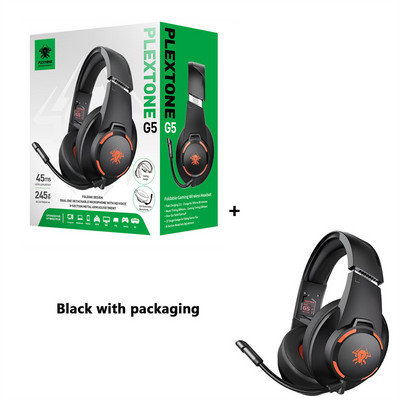 Νέο PLEXTONE G5 ασύρματο bluetooth gaming ακουστικό με αποσπώμενο μικρόφωνο ENC μείωσης θορύβου HiFi ακουστικό ήχου 3D