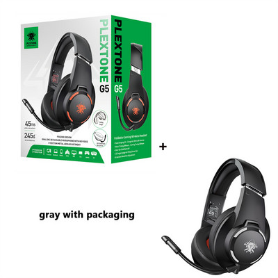 Νέο PLEXTONE G5 ασύρματο bluetooth gaming ακουστικό με αποσπώμενο μικρόφωνο ENC μείωσης θορύβου HiFi ακουστικό ήχου 3D