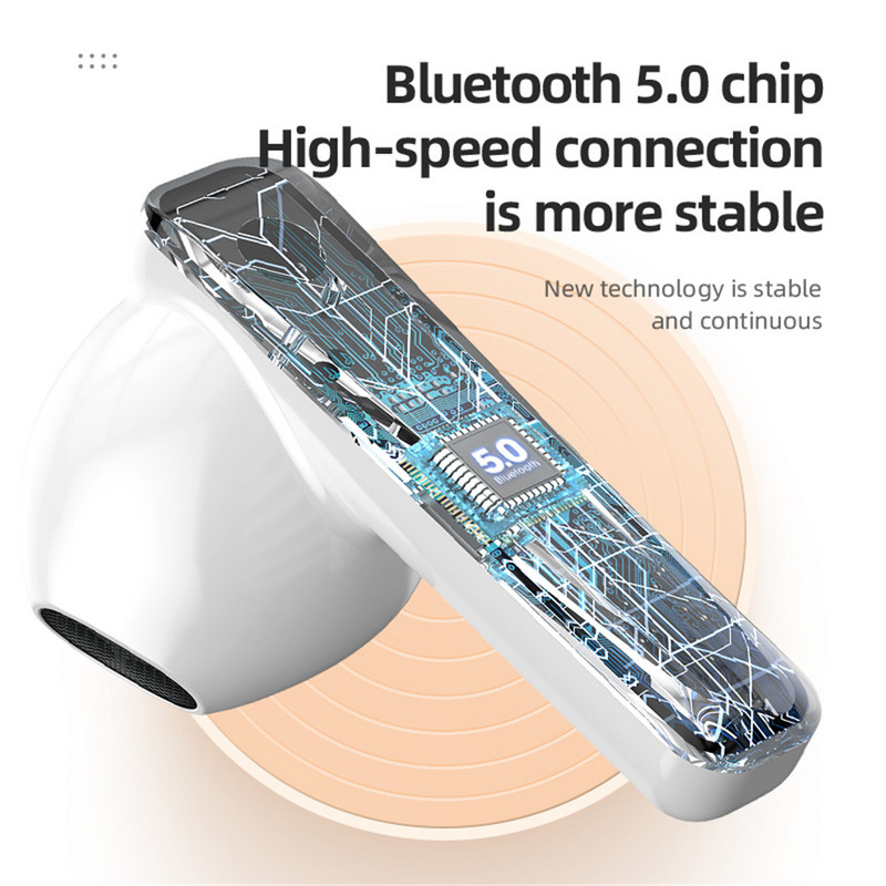 B13 Bluetooth fülhallgató vezeték nélküli fejhallgató Tws fülhallgató, vízálló V5.0 fülbe helyezhető, zajszűrő mikrofonnal