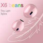 Neviditeľné slúchadlá do uší s mikrofónom Bluetooth 5.0 Mini slúchadlá s dotykovým ovládaním/nano veľkosťou/vodotesné mini bezdrôtové slúchadlá do uší