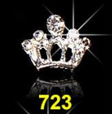 10db/tétel 3D Nail Art ékszer ezüst és arany korona formájú köröm ékszer Fénylő kristály strassz köröm ékszer kiegészítők ML723#