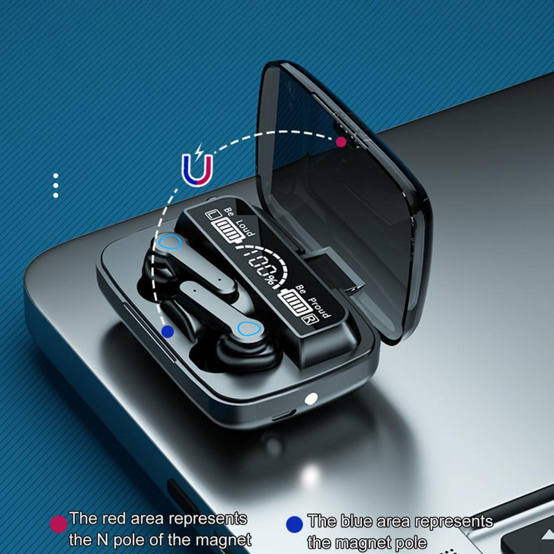 Ασύρματα ακουστικά M19 συμβατά με Bluetooth 5.1 Ακουστικά Αδιάβροχα ακουστικά εντός του αυτιού Ακουστικά наушники беспроводной