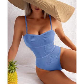 Riseado Ribbed One Piece Swimsuits 2023 Cut out Sexy Swimwear Γυναικείο κορμάκι Μασίφ μαγιό Γυναικεία ρούχα παραλίας Ιμάντες Monokini