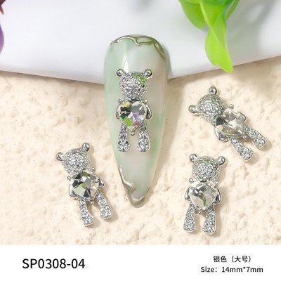 10 τεμάχια/Παρτίδα 3D χαριτωμένα κόκκινα/ροζ χείλη για τέχνη νυχιών, Fashion Red Lips Alloy Glitter 3d Nail Art Decorations Tools, Alloy Nail Charms