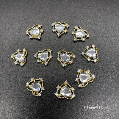 10 τεμάχια/Παρτίδα 3D χαριτωμένα κόκκινα/ροζ χείλη για τέχνη νυχιών, Fashion Red Lips Alloy Glitter 3d Nail Art Decorations Tools, Alloy Nail Charms