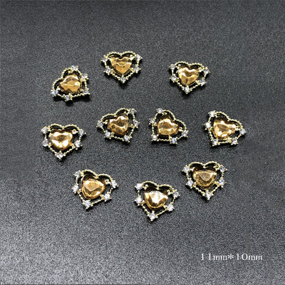 10 τεμάχια/Παρτίδα 3D χαριτωμένα κόκκινα/ροζ χείλη για τέχνη νυχιών, Fashion Red Lips Alloy Glitter 3d Nail Art Decorations Tools, Alloy Nail Charms