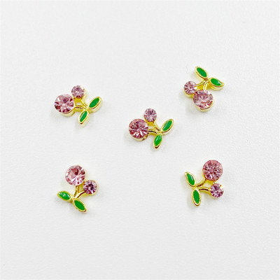 10 τεμάχια/Παρτίδα 3D χαριτωμένα κόκκινα/ροζ χείλη για τέχνη νυχιών, Fashion Red Lips Alloy Glitter 3d Nail Art Decorations Tools, Alloy Nail Charms