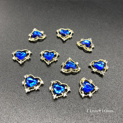 10 τεμάχια/Παρτίδα 3D χαριτωμένα κόκκινα/ροζ χείλη για τέχνη νυχιών, Fashion Red Lips Alloy Glitter 3d Nail Art Decorations Tools, Alloy Nail Charms